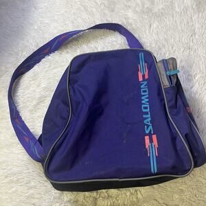 Salomon Ski Boot Bag Skate Bag Side Pocket Purple Rare